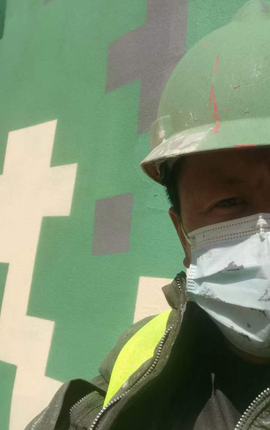 昭通迷彩漆未完全固化；